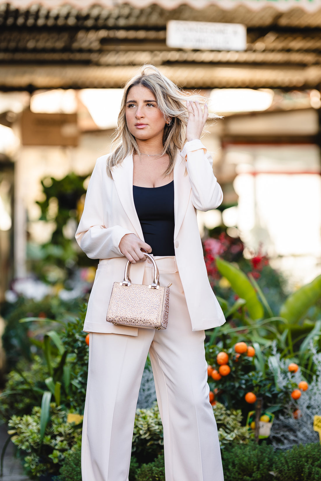 Tailleur Classic rosa,nero